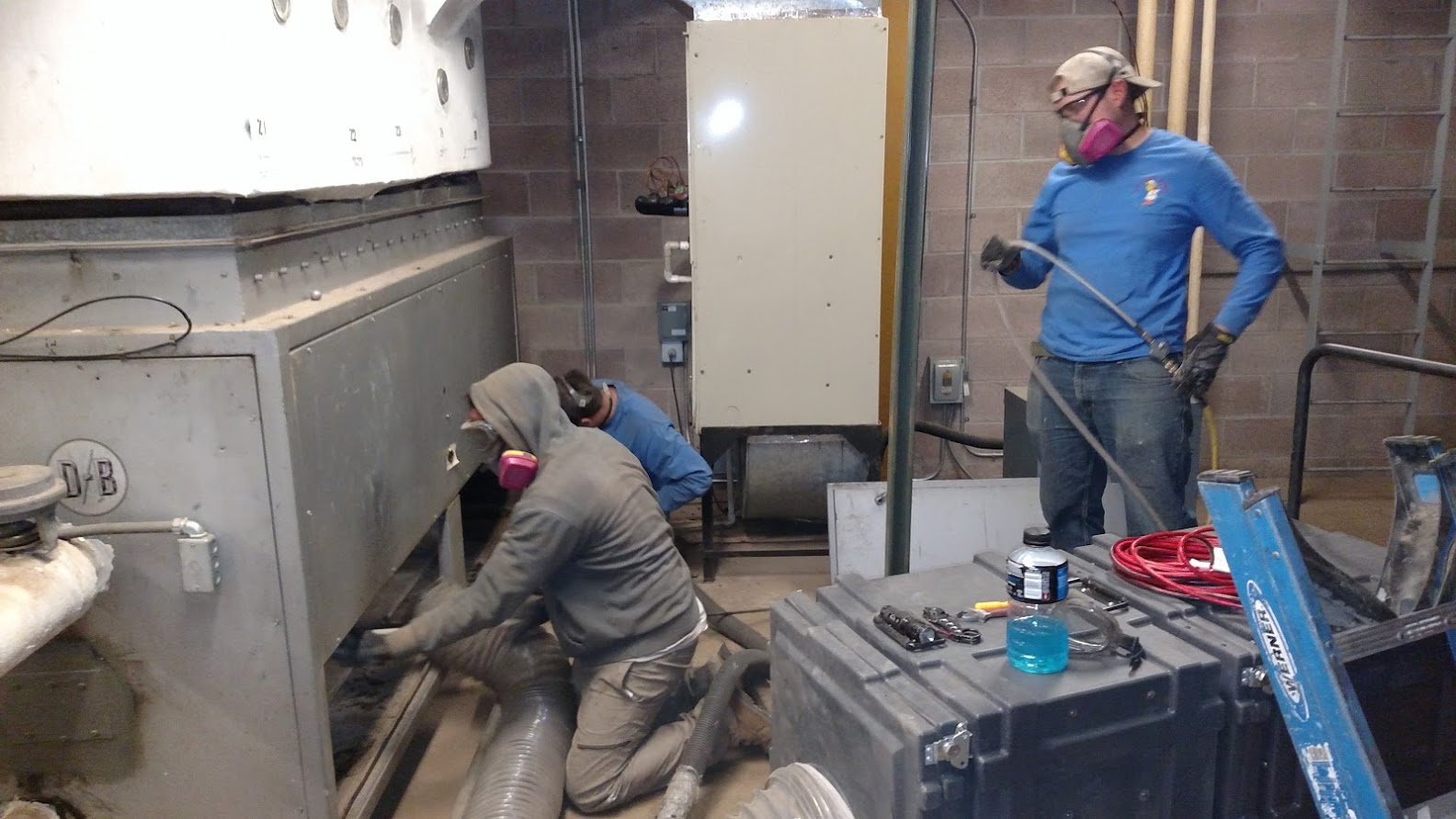 Cleaning Inside Heating Floor Vent With Vacuum Cleaner